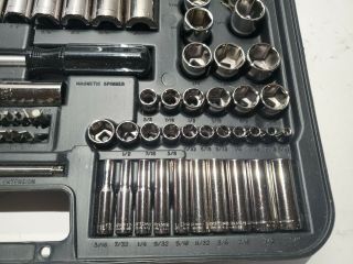 Vintage Craftsman 144pc Mechanics Tool Set 33644 Made In USA 7