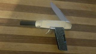 Agent Zero M Pocket - Shot Cap Gun Pocket Knife Made In U.  S.  A.  By Mattel 1965