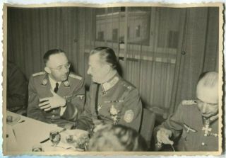 Ww2 Archived Photo German Officers (himm)