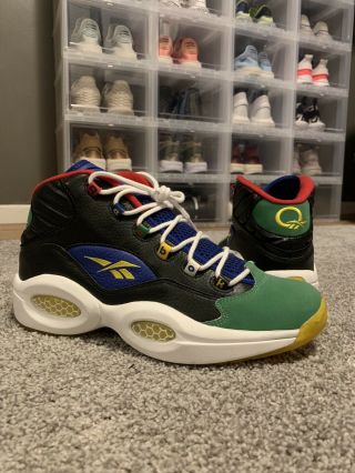 Never Seen Rare Reebok Allen Iverson Question Sample Sneakers 1 Of 1 Pair