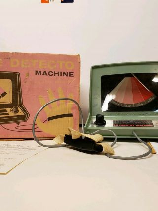 Vintage Lie Detecto Machine – 1961 - Chicago,  Ill.