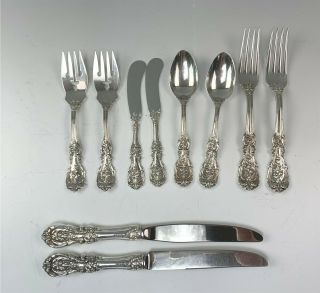 10 - Pc Completer Set Sterling Silver Reed & Barton Francis I Svc 2