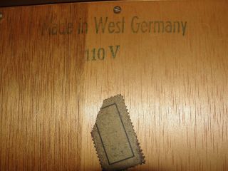Horner Cembalet Vintage West Germany Electronic Organ Keyboard Wooden 5