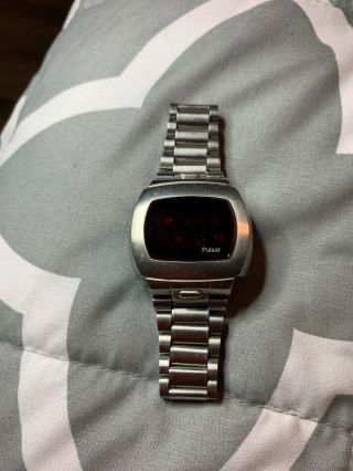 Vintage Pulsar Time Computer Digital Watch Perfect.
