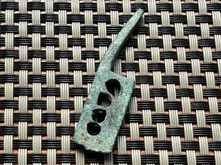 Ancient Roman Bronze Key Lock Bolt Circa 100 - 300 Ad Very Rare