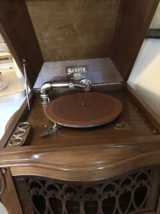 Antique Sonora Phonograph C.  1915 6