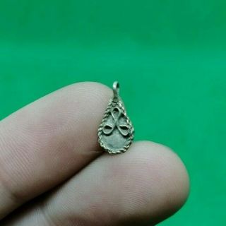 Tiny Hallstatt Culture Gilded Silver Fertility Amulet - 800 Bc