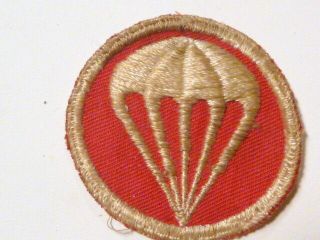 A Ww 2 U S Army Artillery Paratrooper Cap Badge Embroidered Twill Patch