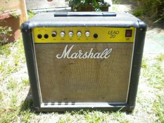 Vintage 1985 Marshall Lead 20 Model 5002 Guitar Amp