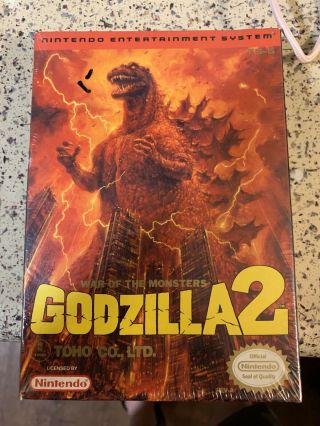 Godzilla 2 Nes Very Rare