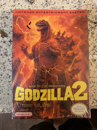 Godzilla 2 NES VERY RARE 4