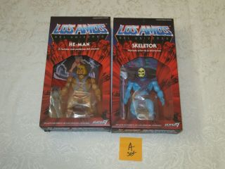 Super7 Masters Of The Universe Classics Vintage Style Los Amos He - Man Skeletor A