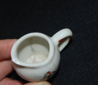 Vintage Childs Tea Set Miniature Elephants Plates Cups Cream Sugar Lid Japan 9pc 4