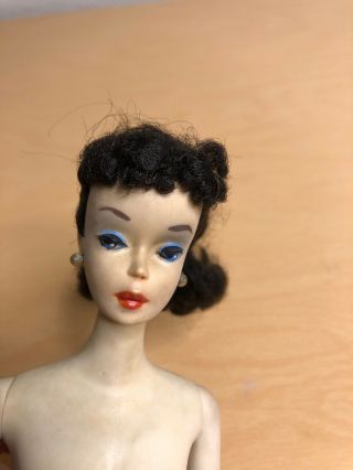 Vintage Brunette Ponytail 3 Barbie Doll 1960 ' s Japan Marked 10
