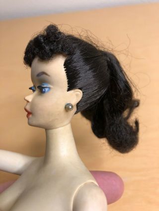Vintage Brunette Ponytail 3 Barbie Doll 1960 ' s Japan Marked 11