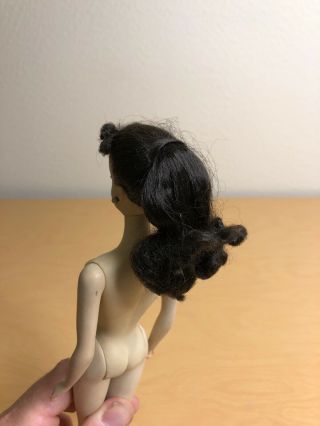Vintage Brunette Ponytail 3 Barbie Doll 1960 ' s Japan Marked 2