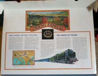 VINTAGE BACHMANN HO SCALE ORIENT EXPRESS TRAIN SET 40 - 0185 IN PACKAGE 2