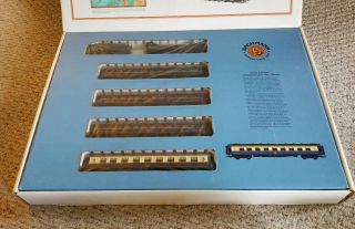 VINTAGE BACHMANN HO SCALE ORIENT EXPRESS TRAIN SET 40 - 0185 IN PACKAGE 3