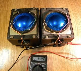 VINTAGE SOVIET KLANGFILM PAIR LOMO KINAP 1A16 / 1A 16 CINEMA DRIVER SPEAKER 3