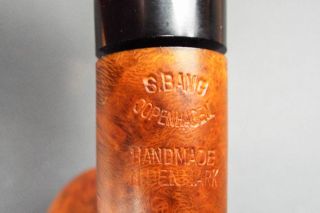 Vintage Hand Made Danish S Bang Copenhagen Smoking Pipe Danish Briar Rare Pipe 3