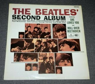 The Beatles Second Album Export Lp Cpcs 103 Ex Mccarthy Parlophone 1964 Rare
