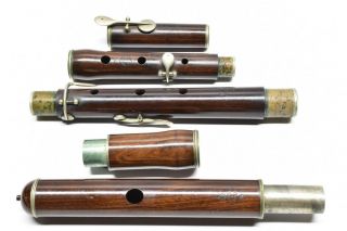 Antique Martin Simple System Left Handed 4 - Key Cocuswood French Flute