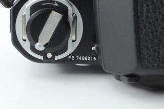 【RARE UNUSED】 Nikon F2 AS Photomic Black 35mm SLR Film Camera From Japan 392 10