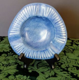 Newcomb Pottery 1932 Unique & Rare Ash Tray Blue Beauty Sadie Irvine 1 Of Ever