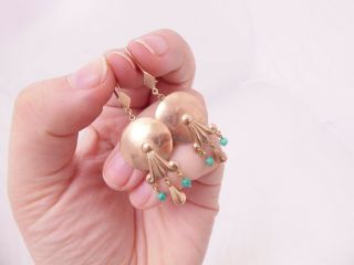 Fine 9ct/9k Rose Gold Large Drop Earrings,  375