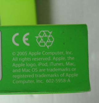 2 Vtg 2005 1st Generation Box Old Stock Apple iPOD Shuffle M9724LL/A 512MB 4
