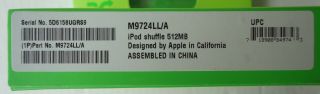2 Vtg 2005 1st Generation Box Old Stock Apple iPOD Shuffle M9724LL/A 512MB 5
