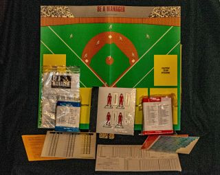 RARE Hank Bauer Be A Manager 1967 American League Baseball Board Game by BAMCO 4