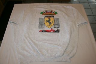 Vtg Ferrari 512 Sweatshirt NWT 2004 Monterey Rolex 330 Laguna Seca 2XL F1 6