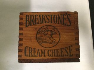 Vintage Cheese Box Breakstones Cream Cheese