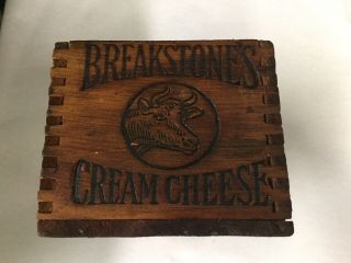 Vintage Cheese Box Breakstones Cream Cheese 3