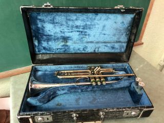 Vtg 1961 H.  N.  White Co Cleveland King Silver Sonic Sterling Bell Trumpet