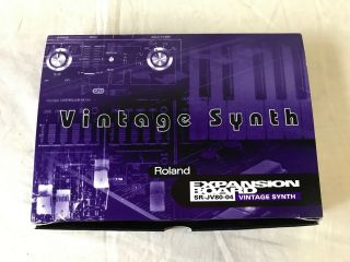 Roland Sr - Jv80 - 04 : Vintage Synthesizer Exp.  Board W/ Box