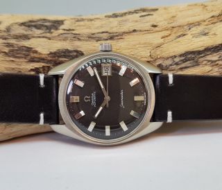 Vintage 1970 Omega Seamaster Black Dial Date Auto Cal:565 Man 