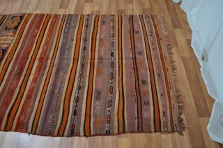 Moroccan Handmade Rug - Vintage Berber - 4 ' 5  x6 ' 6  Bohimean Tribal Antique rug 10