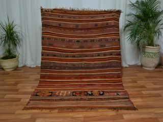 Moroccan Handmade Rug - Vintage Berber - 4 