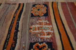Moroccan Handmade Rug - Vintage Berber - 4 ' 5  x6 ' 6  Bohimean Tribal Antique rug 7