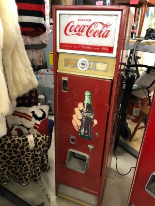 Vintage Cavalier C - 55e 15 " Coca - Cola Vending Soda Coke Machine