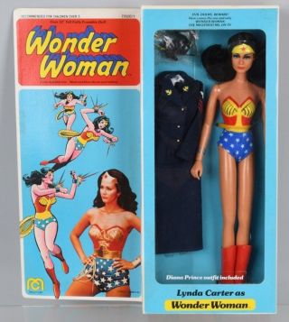 1976 Mego Wonder Woman Action Figure 12 " Doll Dc Comics Vintage