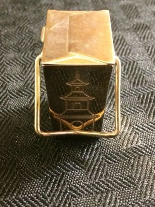 Rare Vintage Tiffany & Co.  Sterling Silver Chinese Food Pill Case Box Pouch