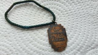 VINTAGE HENLEY ROYAL REGATTA MEMBER ' S BADGE - 1949,  no 138 9