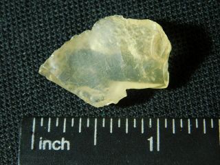 A Small ANCIENT Translucent Tool Made From LIBYAN Desert GLASS Egypt 3.  11gr e 3