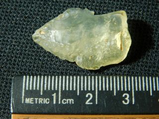 A Small ANCIENT Translucent Tool Made From LIBYAN Desert GLASS Egypt 3.  11gr e 4
