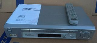 Vintage Sony Slv - Ed939 Multi System Hi - Fi Vcr Pal/ntsc/mescam Player With Remote