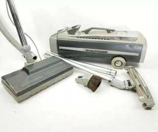 Vtg Electrolux Canister Vacuum Cleaner - S25219d - With Attachments -