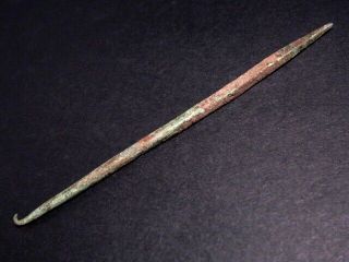 Very Rare Roman Medical Surgical Bronze Tool - Extractor,  Top,